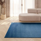 Alfombra a medida Illusion Liso Azul Atticgo para salón