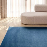 Alfombra a medida Illusion Liso Azul Atticgo para salón