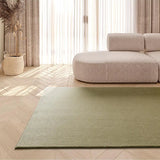 Alfombra a medida Illusion Liso Verde Atticgo para salón