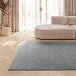 Alfombra a medida Illusion Liso Gris Atticgo para salón