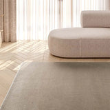 Alfombra a medida Illusion Liso Visón Atticgo para salón