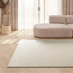 Alfombra a medida Illusion Liso Crema Atticgo para salón