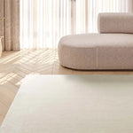 Alfombra a medida Illusion Liso Crema Atticgo para salón