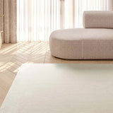 Alfombra a medida Illusion Liso Crema Atticgo para salón