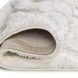 Textura alfombra de estilo escandinavo con relieve Juno 111 Blanco Atticgo