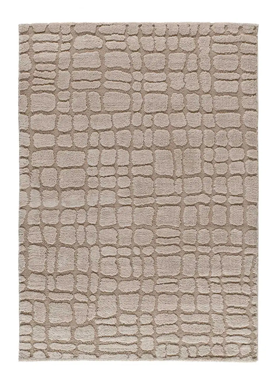 Alfombra de estilo escandinavo con relieve Juno 13 Piedra Atticgo para salón