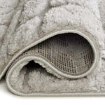 Backing Alfombra de estilo escandinavo con relieve Juno 13 Plata Atticgo