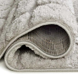 Backing Alfombra de estilo escandinavo con relieve Juno 13 Plata Atticgo