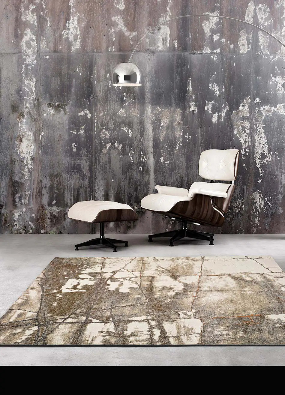 Atticgo Alfombra abstracta Kael 20850 Gris Ambiente