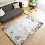 Alfombra abstracta para salón con relieve Keops 6418 Multicolor Atticgo