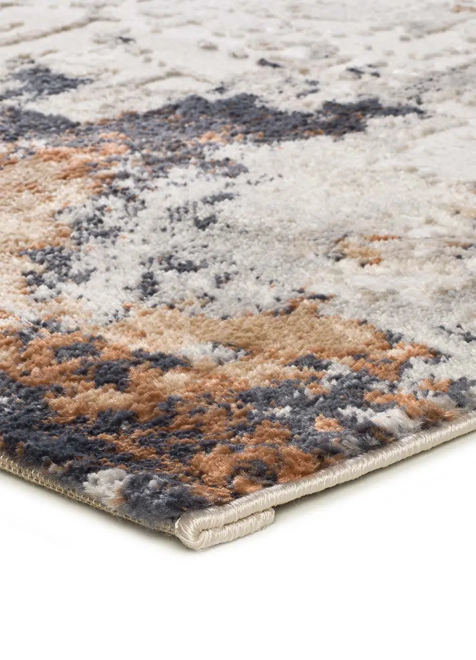 Alfombra abstracta esquina con relieve Keops 6418 Multicolor Atticgo