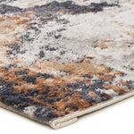 Alfombra abstracta esquina con relieve Keops 6418 Multicolor Atticgo