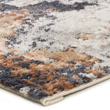 Alfombra abstracta esquina con relieve Keops 6418 Multicolor Atticgo