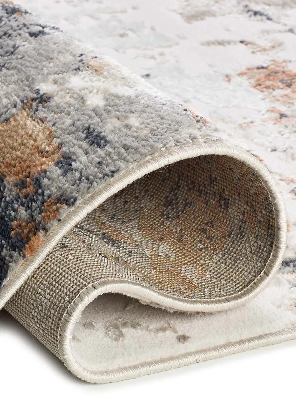 Alfombra abstracta detalle con relieve Keops 6418 Multicolor Atticgo