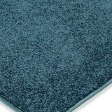 Alfombra a medida Kiama Liso Azul esquina | Atticgo