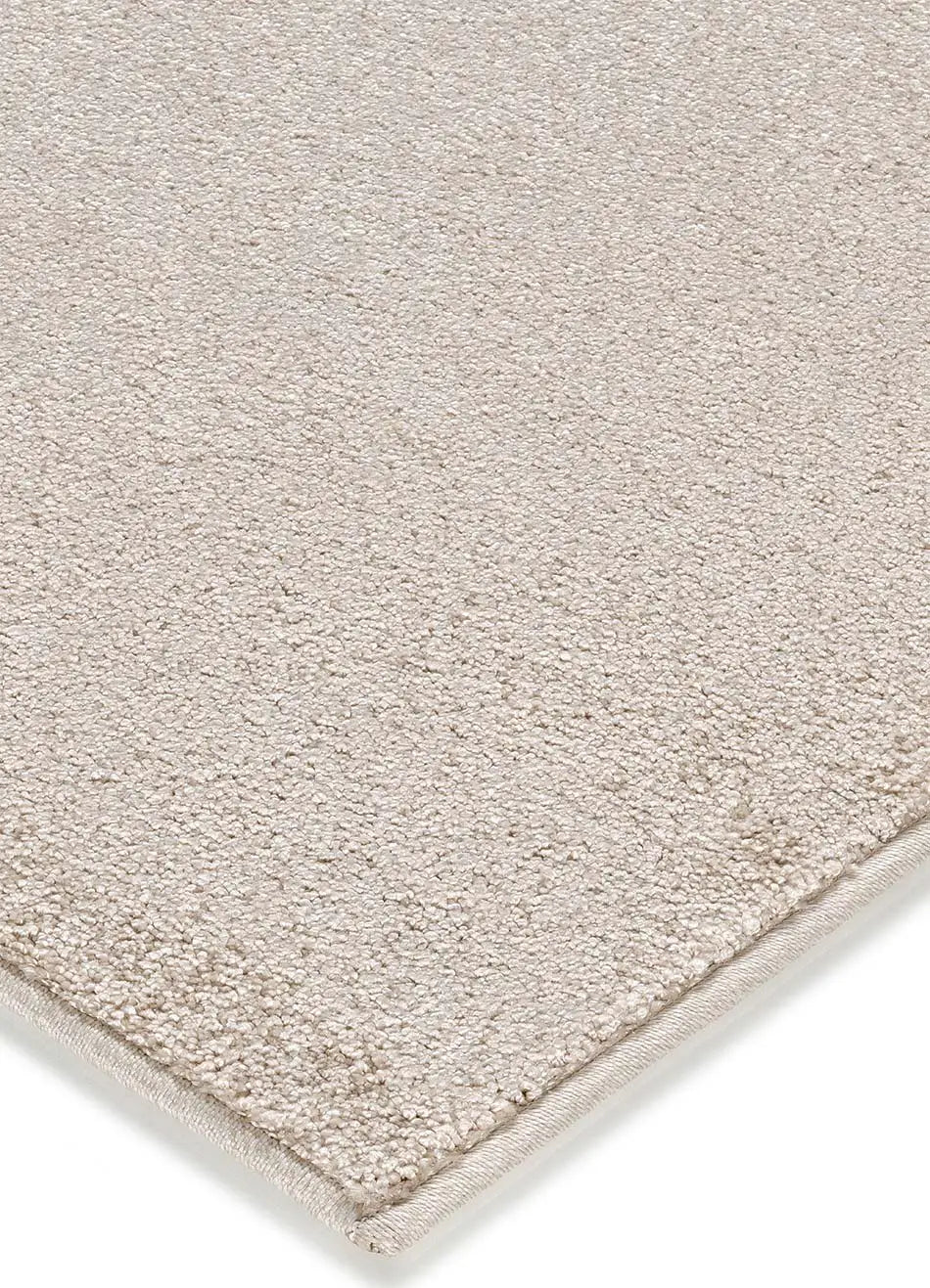 Alfombra a medida Kiama Liso Crema esquina | Atticgo