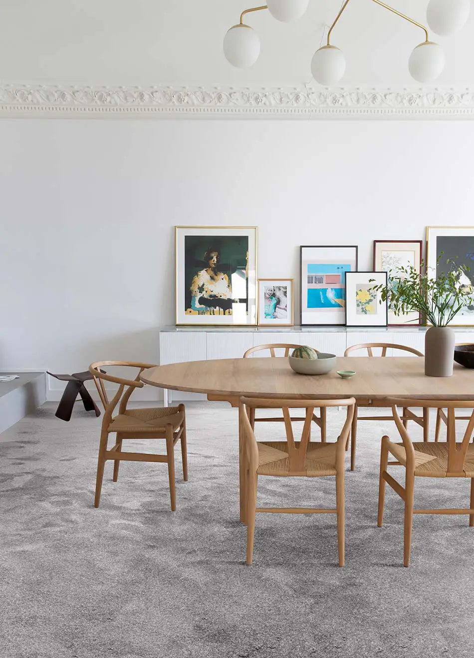 Alfombra a medida Kiama Liso Gris Ambiente | Atticgo