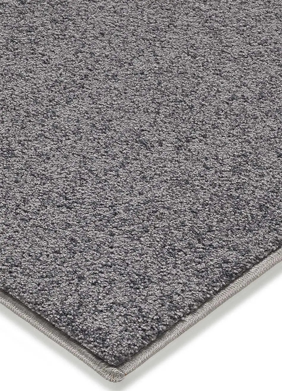 Alfombra a medida Kiama Liso Gris esquina | Atticgo