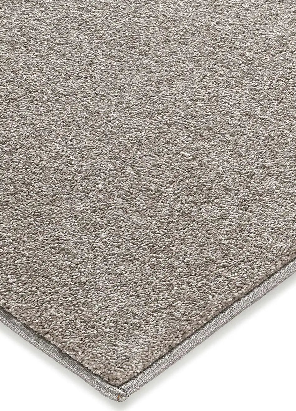 Alfombra a medida Kiama Liso Plata esquina | Atticgo