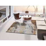Alfombra abstracta multicolor para salón Amsterdam 3232 Atticgo