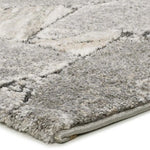 Atticgo Alfombra shaggy efecto mármol Kivet 9055 Gris detalle