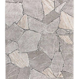 Atticgo Alfombra shaggy efecto mármol Kivet 9055 Gris