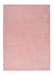 Atticgo Alfombra lisa de pelo corto Kristel rosa