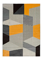 atticgo Alfombra geométrica Leo 12155 gris