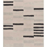 Alfombra geométrica Lessia Mosaica Gris y Negro Atticgo