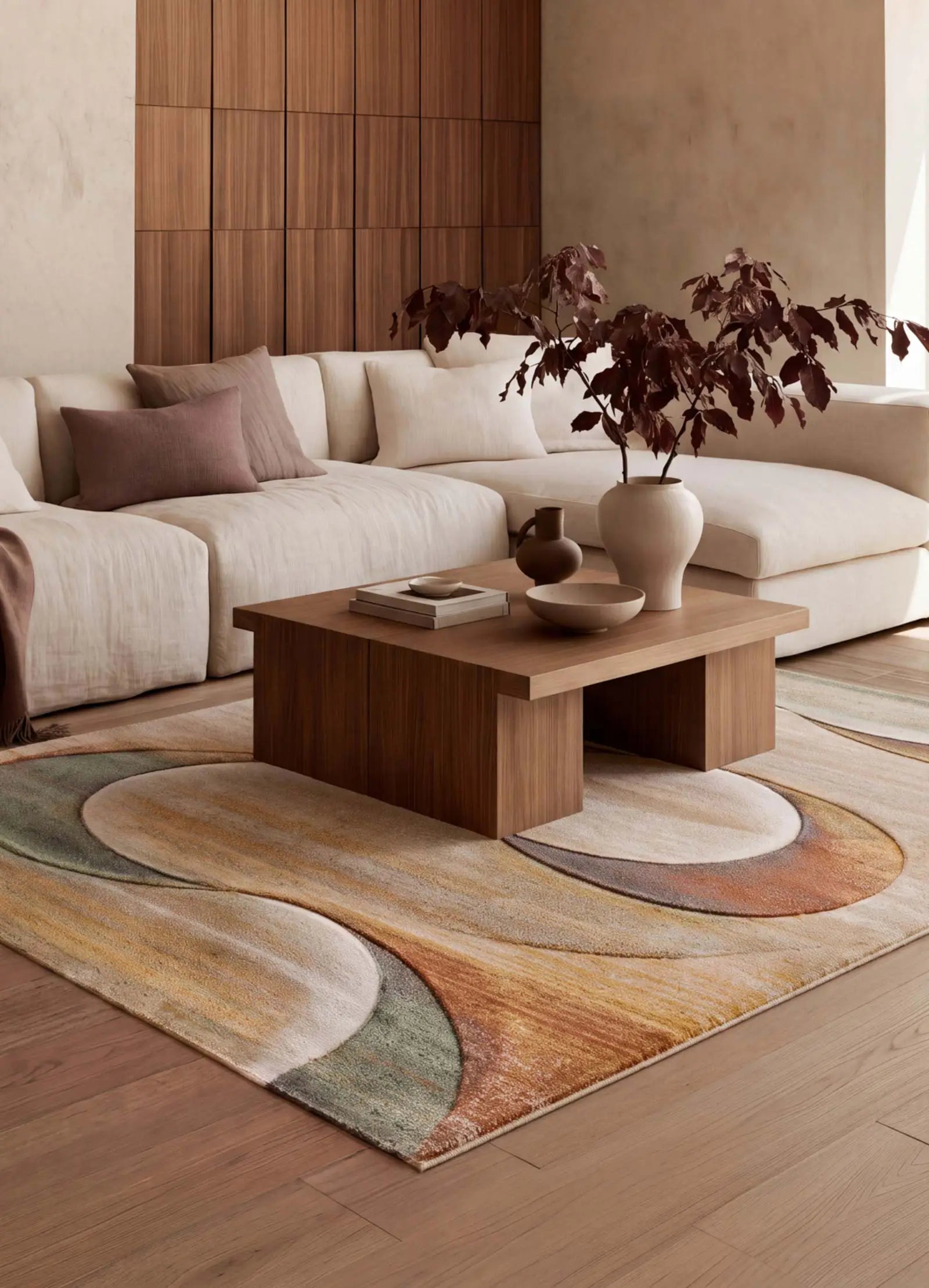Alfombra abstracta Libet 40399 Multicolor Atticgo