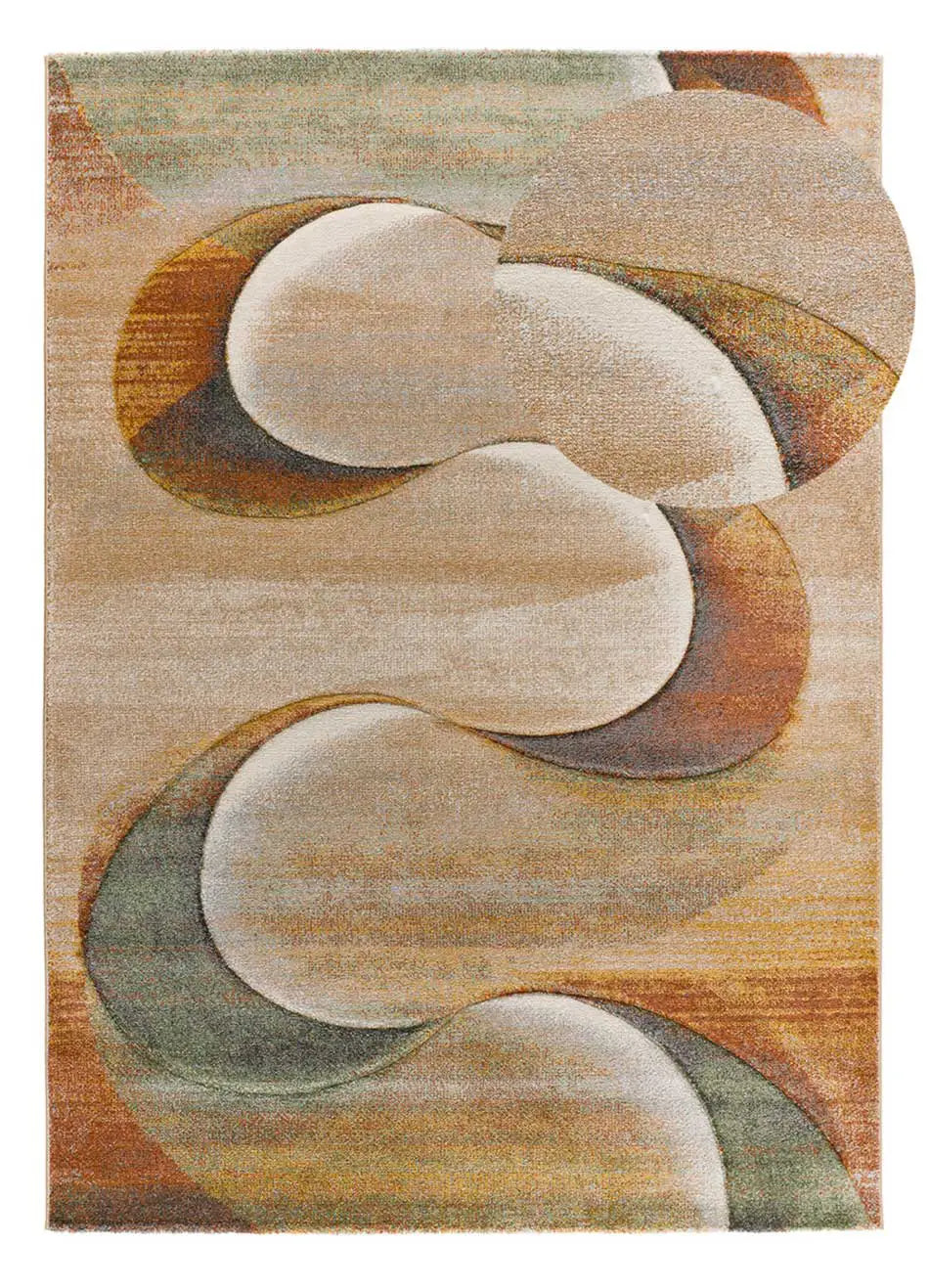 Atticgo Alfombra formas redondeadas Libet 40399 Multicolor LUPA