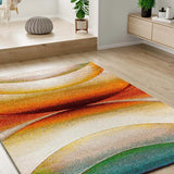 Atticgo Alfombra con curvas Libet 40400 Multicolor ambiente