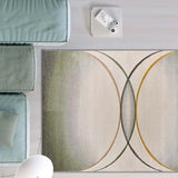 Atticgo Alfombra moderna Libet 40401 Verde ambiente