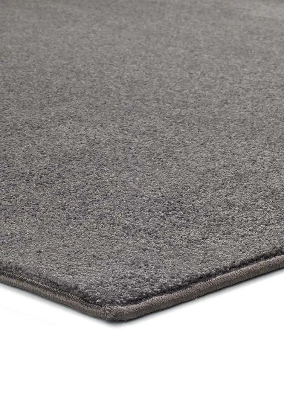 Alfombra a medida Lily Liso Antracita esquina | Atticgo