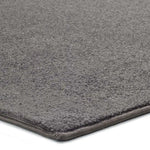 Alfombra a medida Lily Liso Antracita esquina | Atticgo