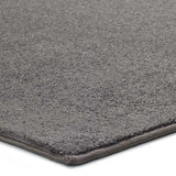 Alfombra a medida Lily Liso Antracita esquina | Atticgo