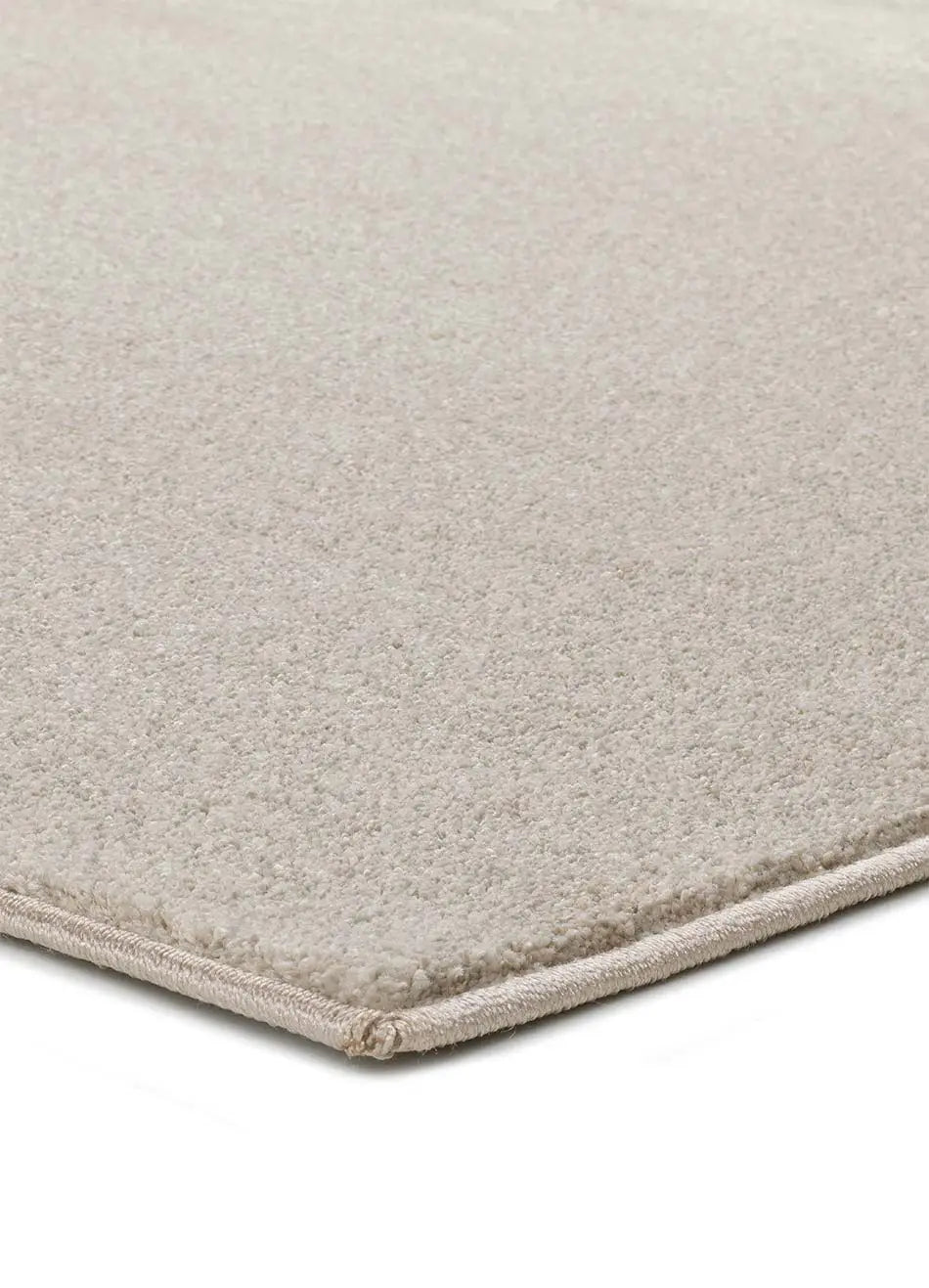 Alfombra a medida Lily Liso Beige esquina | Atticgo