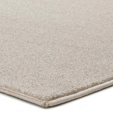 Alfombra a medida Lily Liso Beige esquina | Atticgo