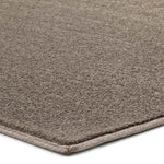 Alfombra a medida Lily Liso Marrón esquina | Atticgo