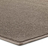 Alfombra a medida Lily Liso Marrón esquina | Atticgo