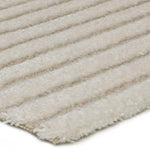 Esquina alfombra estilo escandinavo con relieve Lina 59602 Blanco Atticgo