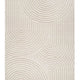 Alfombra estilo escandinavo con relieve Lina 59602 Blanco 240x340 Atticgo