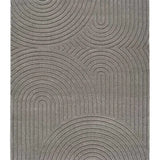 Alfombra estilo escandinavo con relieve Lina 59602 Gris Atticgo