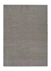 Alfombra estilo escandinavo con relieve Lina 59602 Gris Atticgo
