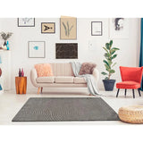 Alfombra salón o dormitorio estilo escandinavo con relieve Lina 59602 Gris Atticgo