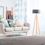 Alfombra a medida Loft Liso Antracita ambiente | Atticgo