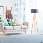 Alfombra Loft Liso Azul ambiente | Atticgo