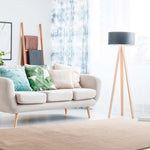 Alfombra a medida Loft Liso Beige ambiente | Atticgo