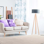 Alfombra a medida Loft Liso Blanco ambiente | Atticgo