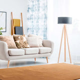 Alfombra a medida Loft Liso Cobre ambiente | Atticgo